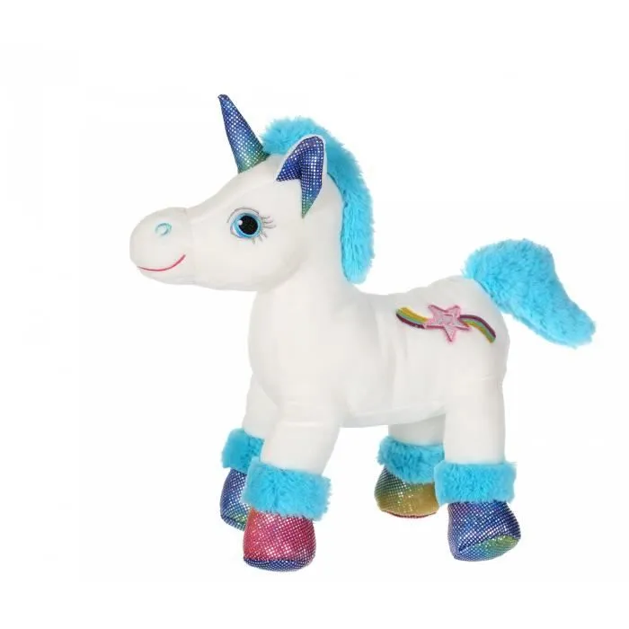 Gipsy Toys - Licorne Lica Bella Sparkle - 22 cm - Blanche & Bleue-0