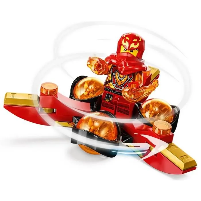 Jouet - LEGO - Ninjago Le salto Spinjitzu : le pouvoir du dragon de Kai - 72 pièces - A partir de 12 ans-2
