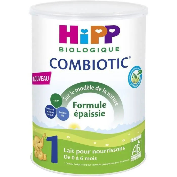 Hipp Bio Lait pour Nourrissons Combiotic 1er Âge Formule Épaissie 800g-0