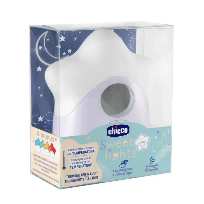 Chicco thermomètre de chambre blanche Sweet Lightsjunior-1