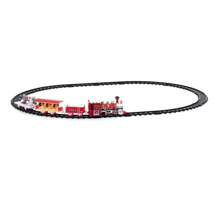 Train électrique - Feeric - Noël - 16 pièces - Animé - Musical - Intérieur-3