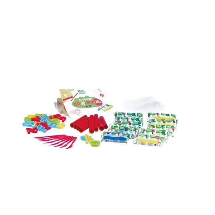 Pack de lettres DAS Junior - GIOTTO - Enfant - Multicolore - Vert - Fournitures scolaires-1