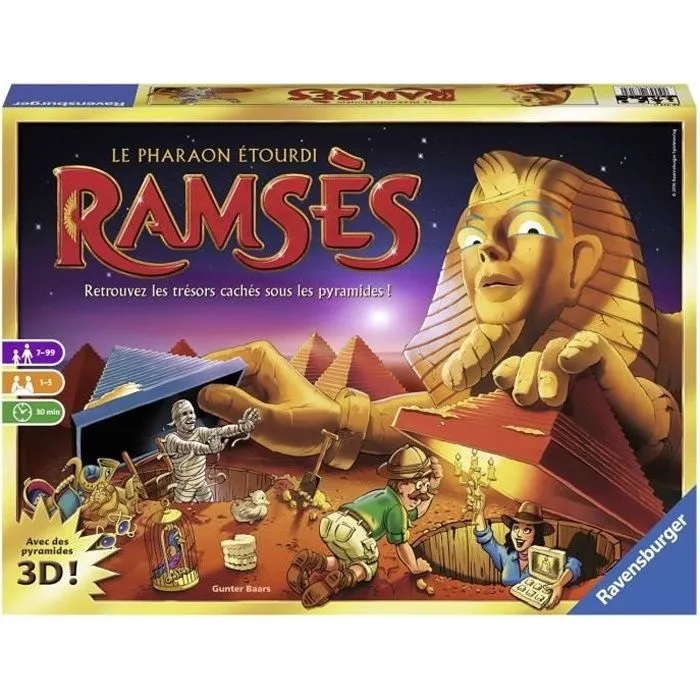 Ramsès - Ravensburger - Jeu de société famille - Jeu de mémoire - Dès 7 ans-0