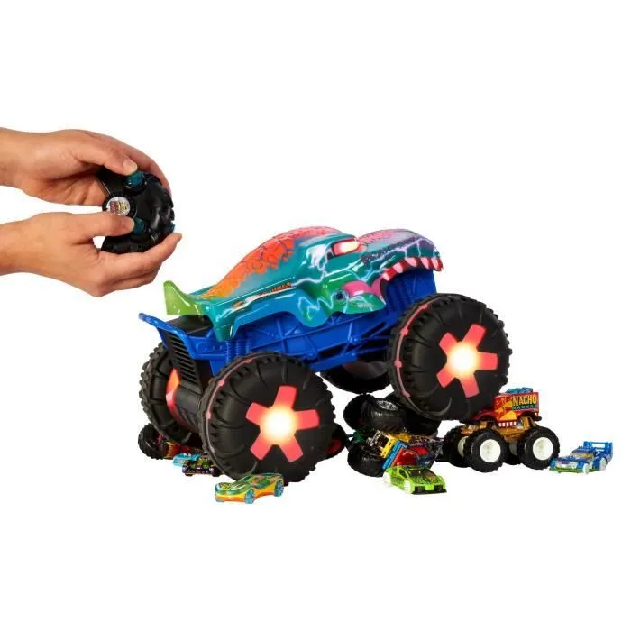 Hot Wheels Monster Trucks-Mega-Wrex-Véhicule télécommandé échelle 1/15 JBD90-7