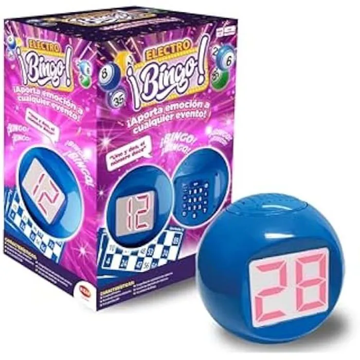 Bingo électronique - BIZAK - Modèle 61832162 - 50 joueurs - 8 modes de jeu - À partir de 4 ans-0