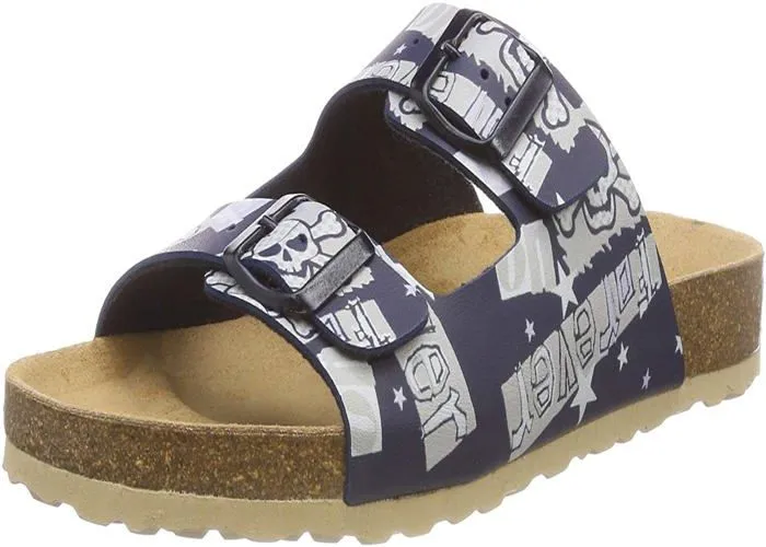 Chausson - pantoufle - babouche Lico - 560168 - Mixte Enfant Bioline Rocky Mules-0