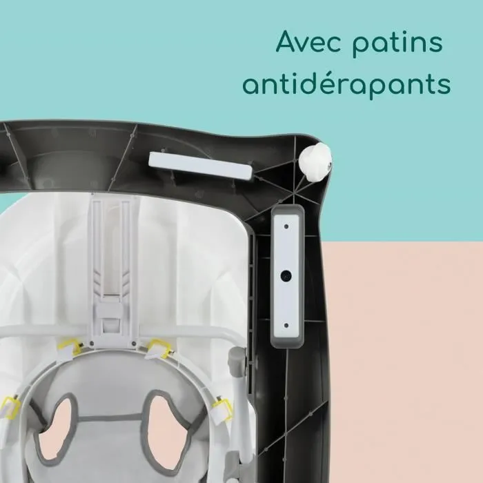 BEBECONFORT Trotteur Explorer avec tablette musicale, De 6 à 18 mois (12kg), Gray Mist-6