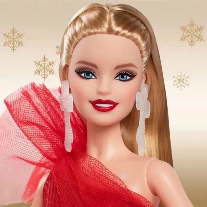 BARBIE Poupée joyeux noël blonde HRM61-5