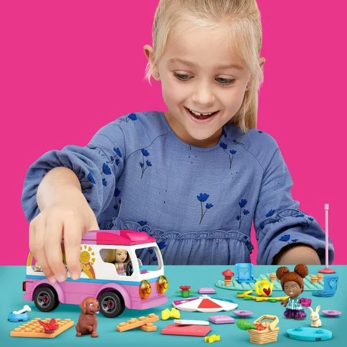 Mega Construx Barbie - Aventure en Camping-car - Jeu de construction - Dès 5 ans-2