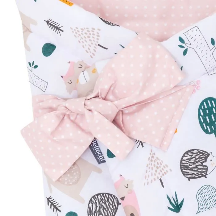 Bellochi Universelle Nid d'Ange Bebe - Réversible Couverture Enveloppante Bébé - en Coton Hypoallergénique - - Forêt-1