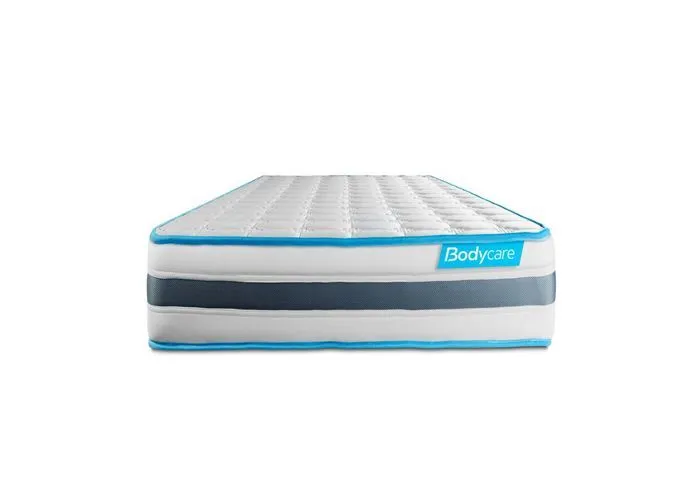Matelas 90x190 cm BodyFlex Ressorts ensachés et mémoire de forme - epaisseur 26 cm - Equilibré - 7 zones de confort-0