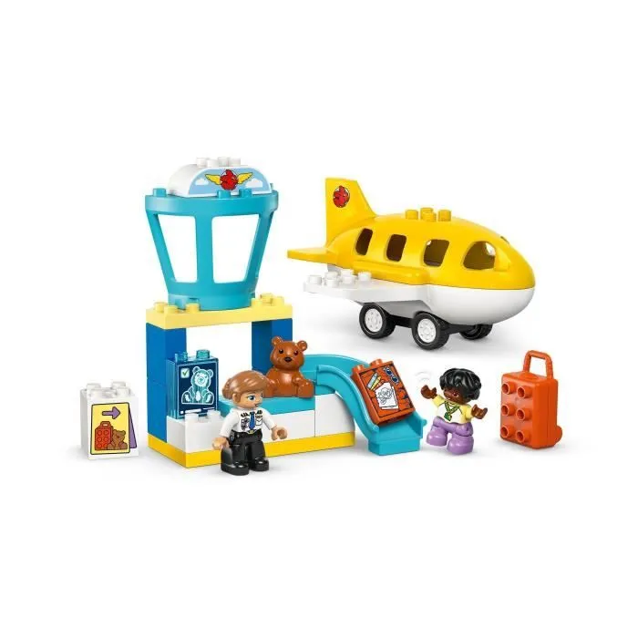 LEGO DUPLO Ma Ville 10443 Première Fois A l’Aéroport - Jouet De Construction Dès 2 Ans-2