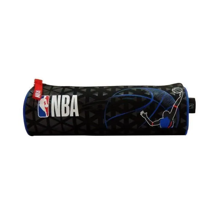 Trousse scolaire - NBA - 183NBA207POL - Polyester 600D - Zippée - Noir-0