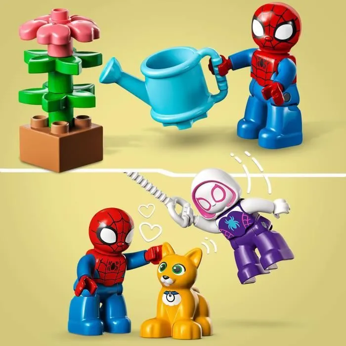 LEGO DUPLO Marvel 10995 La Maison de Spider-Man, Jouet Enfants 2 Ans, Spidey et ses Amis-3
