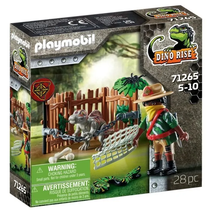 PLAYMOBIL - 71265 - Dino Rise - Bébé spinosaure et combattant-0