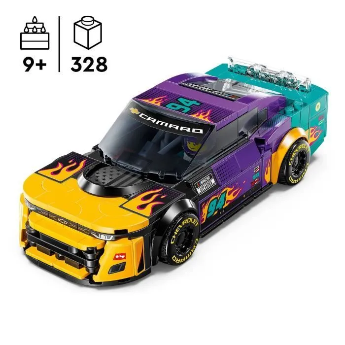 LEGO® Speed Champions 76935 NASCAR Next Gen Chevrolet Camaro ZL1 - Set Voiture de Course-1
