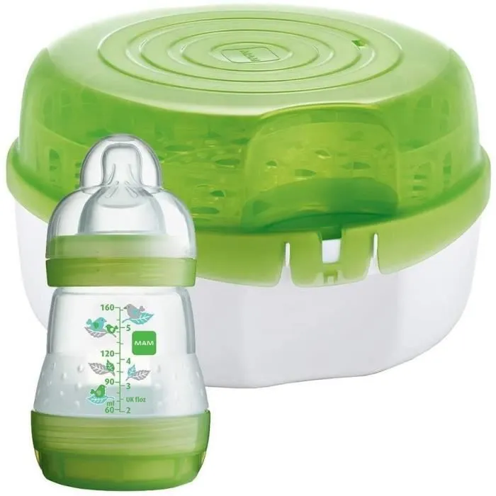 Stérilisateur pour micro-ondes Vert - MAM - 931391041 - Stérilisateur - Micro-onde-0