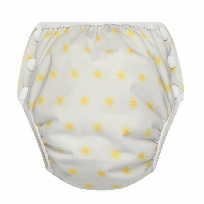 Bumbuns - Couche de bain bébé Culotte d'apprentissage - Suns yellow - Taille L (14-20kg)-0