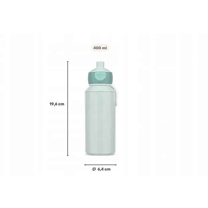 Gourde - bidon - bouteille isotherme U-grow BOUTEILLE ENFANT POP-UP CAMPUS 400 ML FAIRY GARDEN 107410065406-2