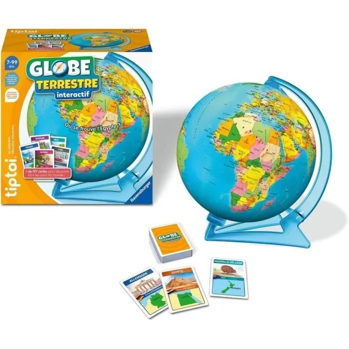 tiptoi® Globe terrestre interactif, 00000191, 7 ans, Ravensburger-1