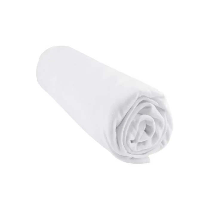 Drap housse - EASY DORT - 90x190/90x200 cm - Viscose de Bambou - Hypoallergénique - Blanc-1