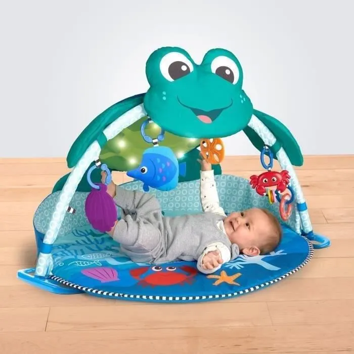 BABY EINSTEIN Tapis d'éveil Neptune Under the Sea Lights & Sounds™ Activity Gym-4
