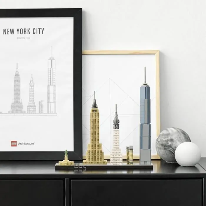 LEGO® Architecture - New York - Statue de la Liberté - Maquette Miniature - 598 pièces-2