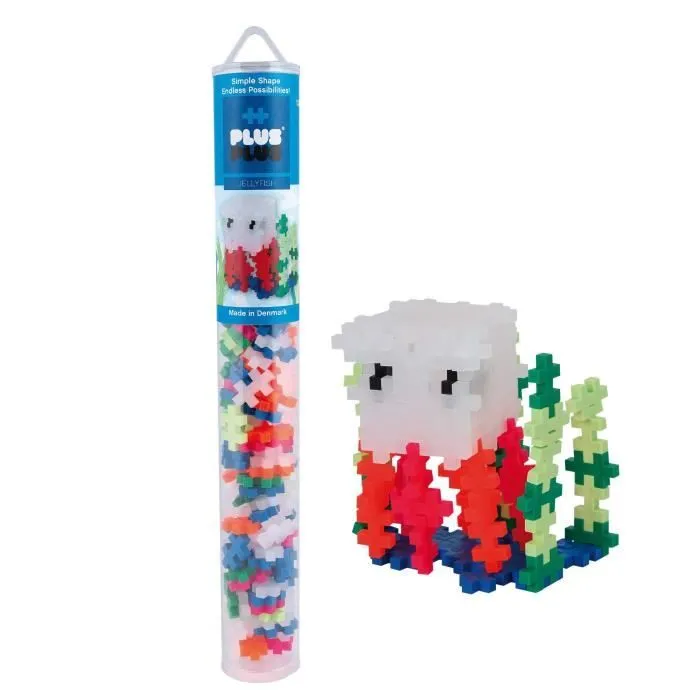 Jeu de construction - PLUS PLUS - MEDUSE - 100 pièces - Couleurs des méduses - À partir de 3 ans-0
