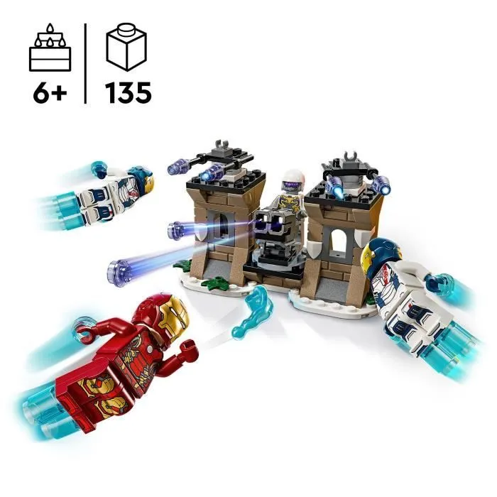LEGO® Marvel 76288 Iron Man et l’Iron Legion contre le soldat de l’Hydra, Set Avengers-1