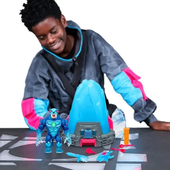Cryo Lab - MOOSE TOYS - Mr. Beast Lab - 18 cm, 30 Lumières et Sons, 2 Fauves à Collectionner-2