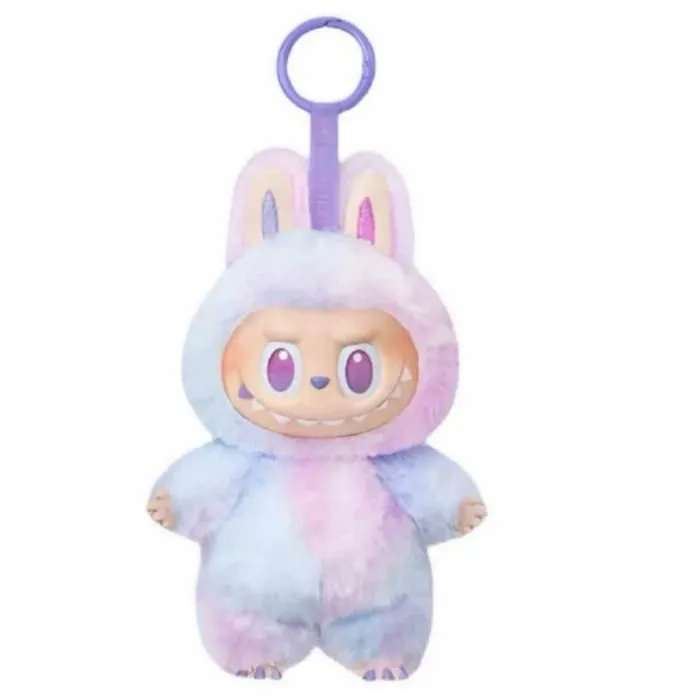 labubu 3ème génération Monster Series jouet en peluche pour cadeaux - Rose violet-0