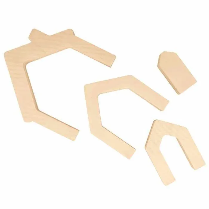 Puzzle 3D - Maison - 17x17,4 cm - Bois-0