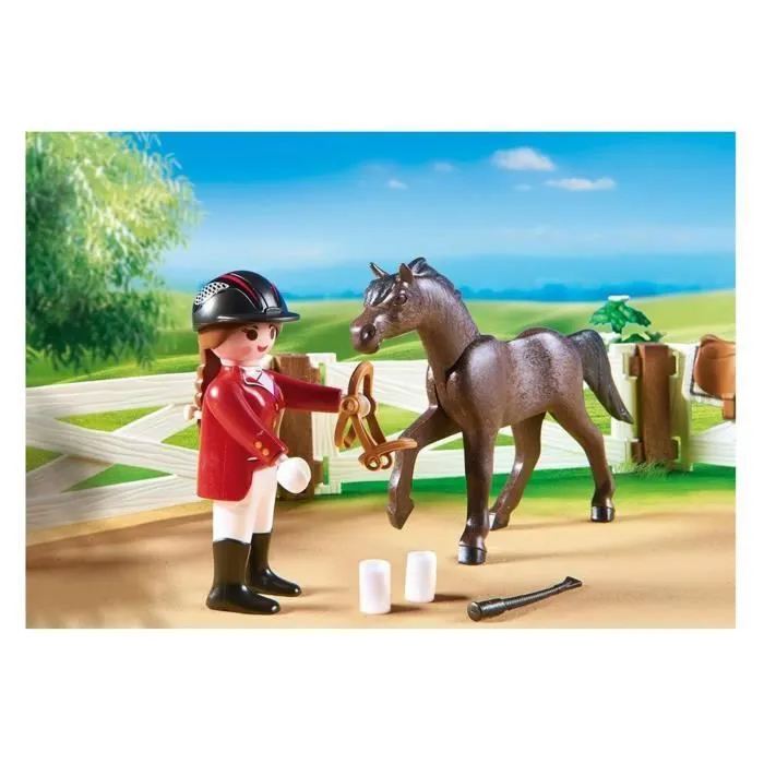PLAYMOBIL 6930 - Country - Parcours d'Obstacles à Cheval-3
