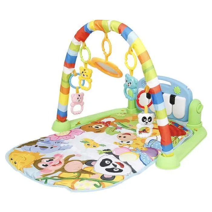 Tapis Musical d'Éveil pour Bébé 4 en 1 - B.LIVEM - Multicolore - Jouets Amovibles-3
