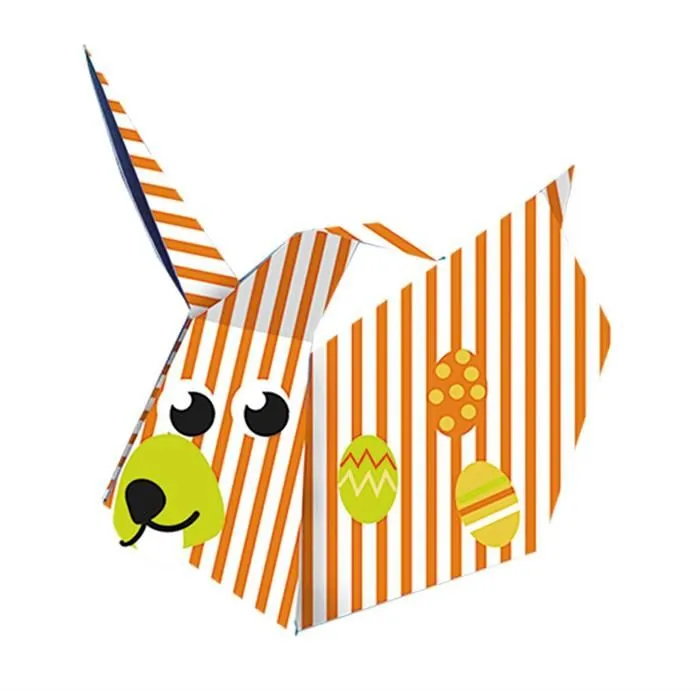 Kit Origami - Fridolin - Lièvre - 20 Feuilles - 4 Motifs - Pour Enfants à Partir de 6 Ans-3