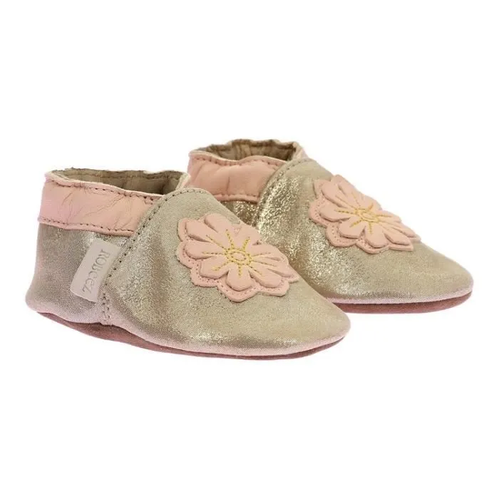 Chaussons - ROBEEZ - Pantoufles - Confortables et douces - Fille - Multicolore - Rose-1