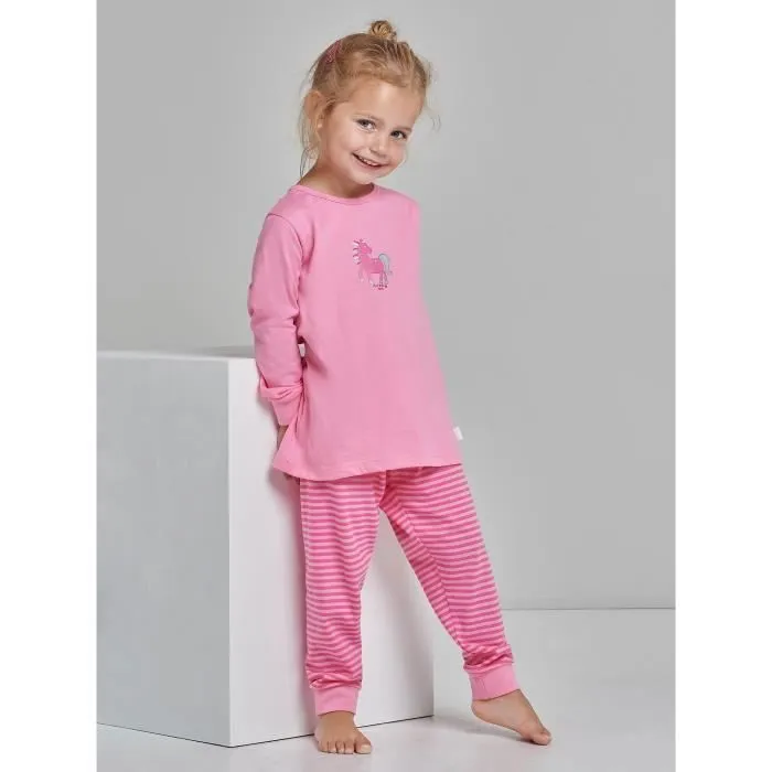 Pyjama long - SCHIESSER - Enfant - Turquoise - Mixte - Confortable et mignon-1