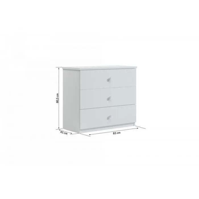 Kocot Kids Commode babydreams blanche Princesse sur cheval - 5903282037120-1