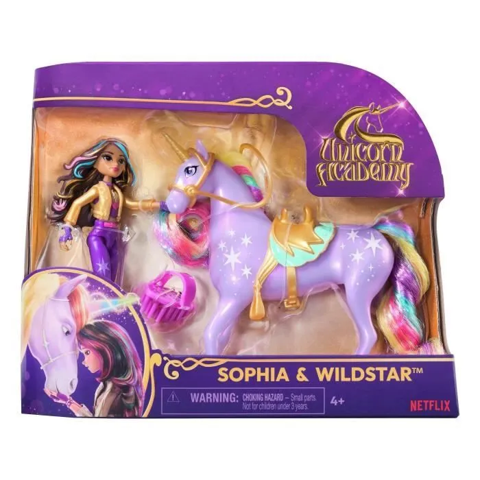 SPIN MASTER COFFRET LICORNE ET POUPEE WILDSTAR ET SOPHIA Unicorn Academy-6