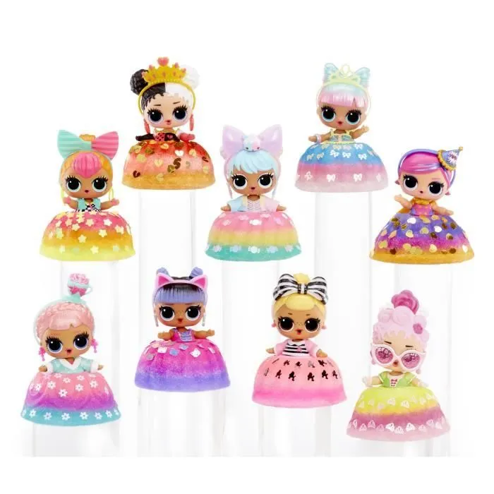 LOL Surprise Mix & Make Birthday Cake - Mini Poupée 7,5cm, Robe en Forme de Gâteau - Fabriquer et Décorer - Modèle Aléatoire-7