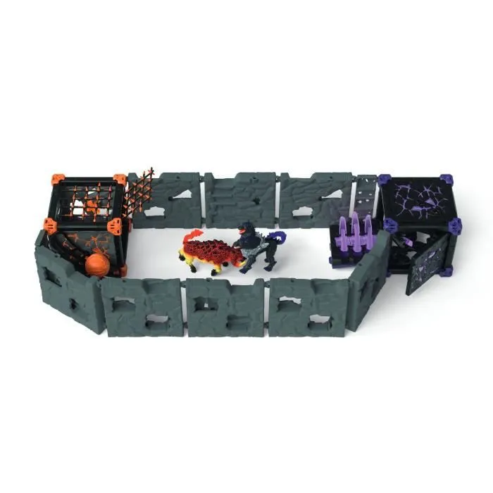 BattleCave Arena: Lave vs Ténèbres, arène de combat pour figurines Eldrador, SCHLEICH 42673 Eldrador Creatures, dès 7 ans-2