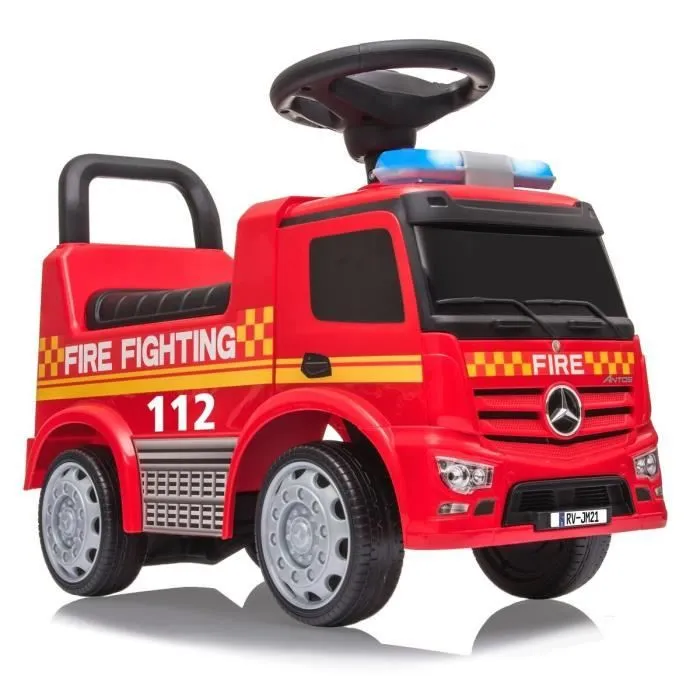 Voiture à pousser Mercedes-Benz Antos pompier pour enfant - Jamara Kids - Multicolore-2