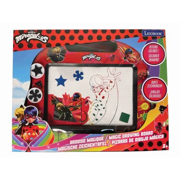 Ardoise Magique - LEXIBOOK - Miraculous - Format A5 - Rouge - Pour Enfant-2