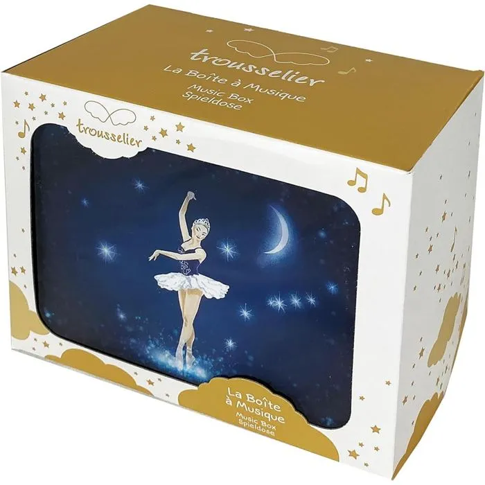 Coffret Musical - TROUSSELIER - Danseuse Etoile - Ballerine - Mixte - Bleu - 15x8.5x10.5 cm-3