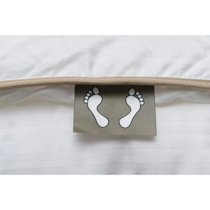 Couette "Fjord Grand Hotel" Tempéré Jumelable Satin de coton rayé Lestra - Blanc - 220 x 240 cm pour lit 2 places-3