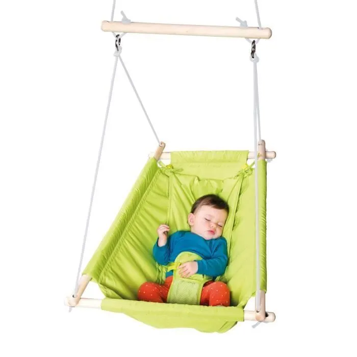 Balancelle Bébé ROBA 2 en 1 - Hamac Bébé - Vert-2