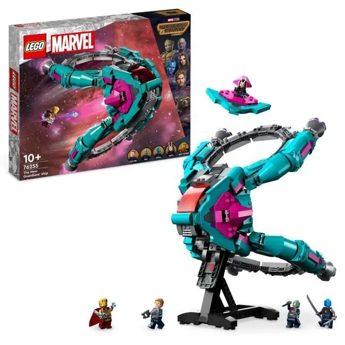 LEGO® Marvel 76255 Le Nouveau Vaisseau des Gardiens Volume 3, Jouet Spatial, Les Gardiens de la Galaxie-0