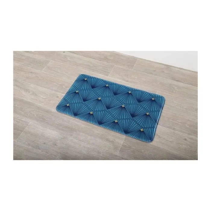 TENDANCE - Tapis de salle de bain en Microfibre 45 x 75 cm déco Bellagio-1