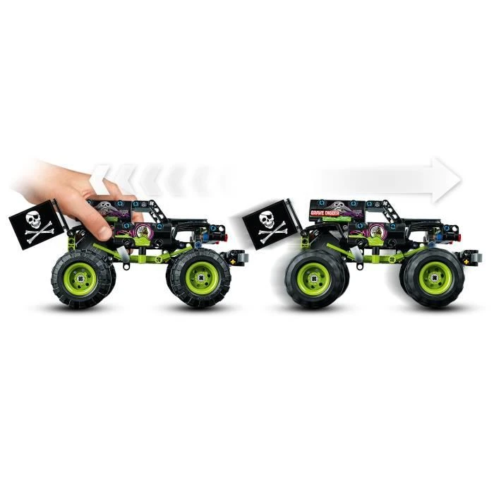 LEGO® Technic 42118 Monster Jam Grave Digger, Jouet Truck, Buggy, Cascade Voiture, 7 Ans-2