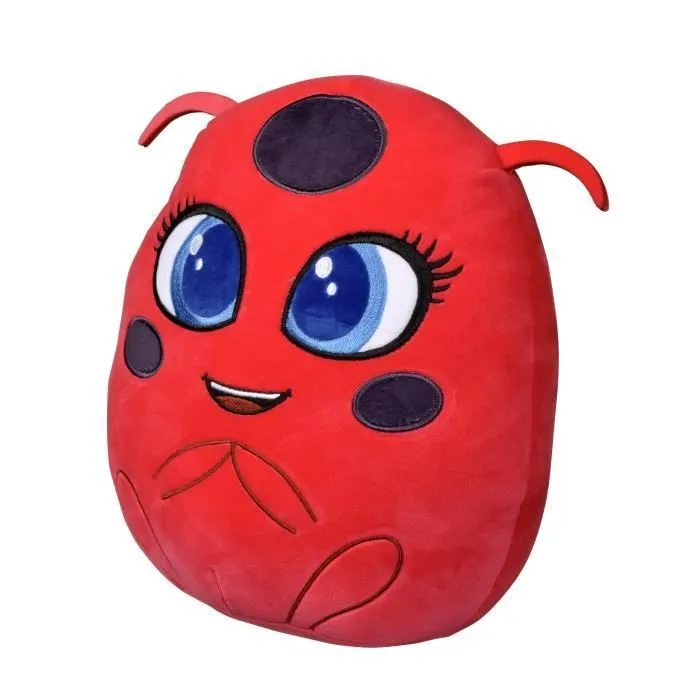 Peluche Tikki à fonction - BANDAI - Miraculous 20 cm - Peluche parlante Kwami-1